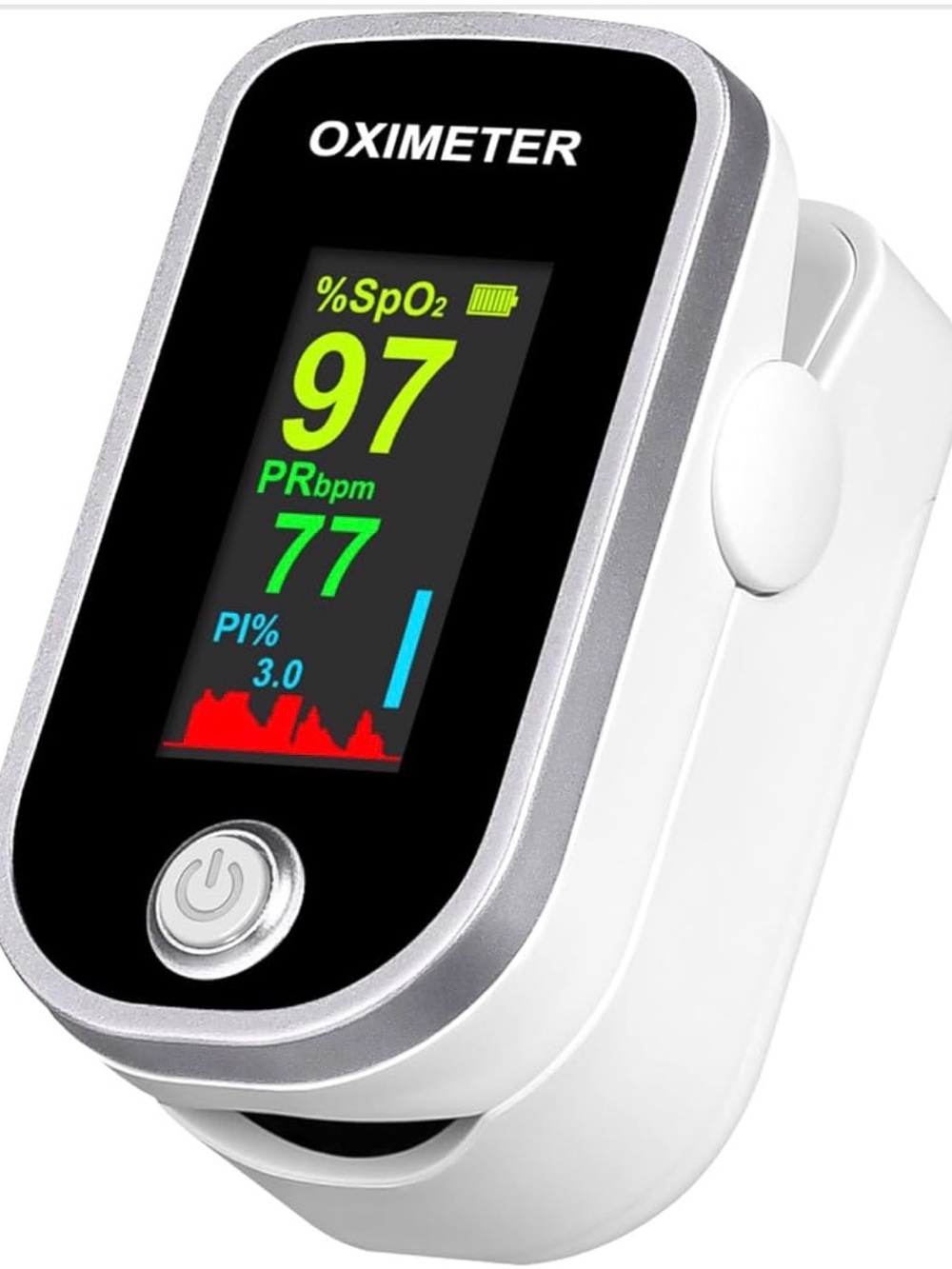 Digital Finger Pulse Oximeter, no batteries included